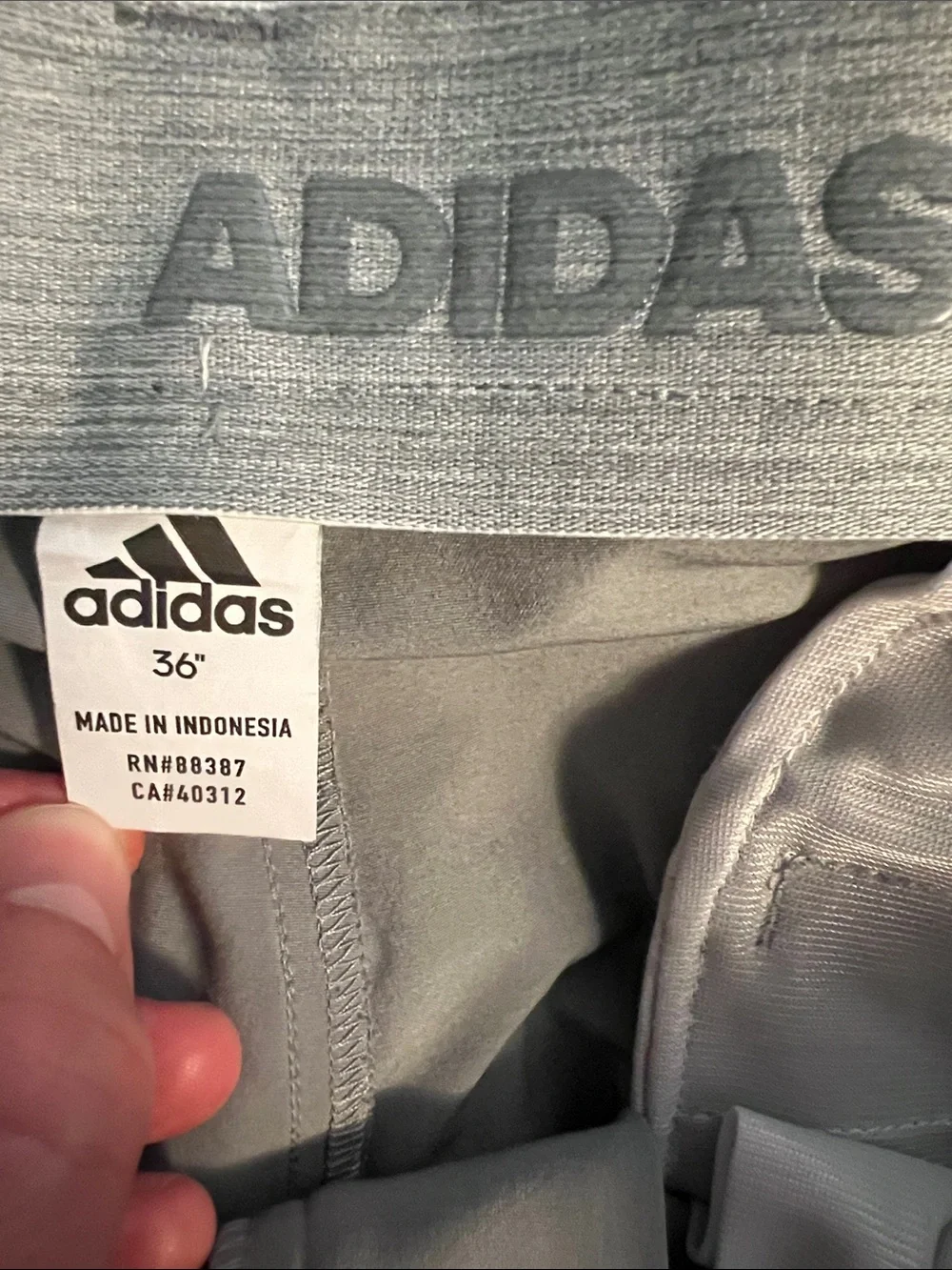 Adidas Men’s Gray Golf Shorts Size 36